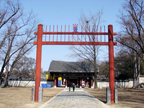 전주 경기전의 전주사고 구역입니다.