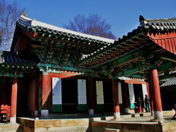 전주 경기전 경내 전경입니다.