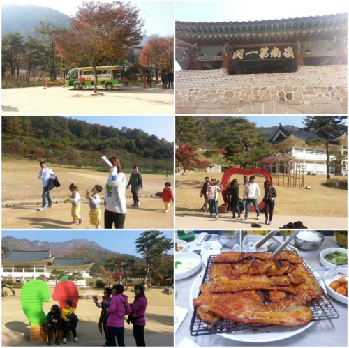 문경새재에서 본 가을의 절정 사진입니다.