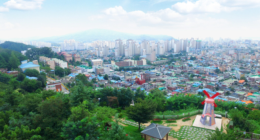 대동하늘공원 전경입니다.