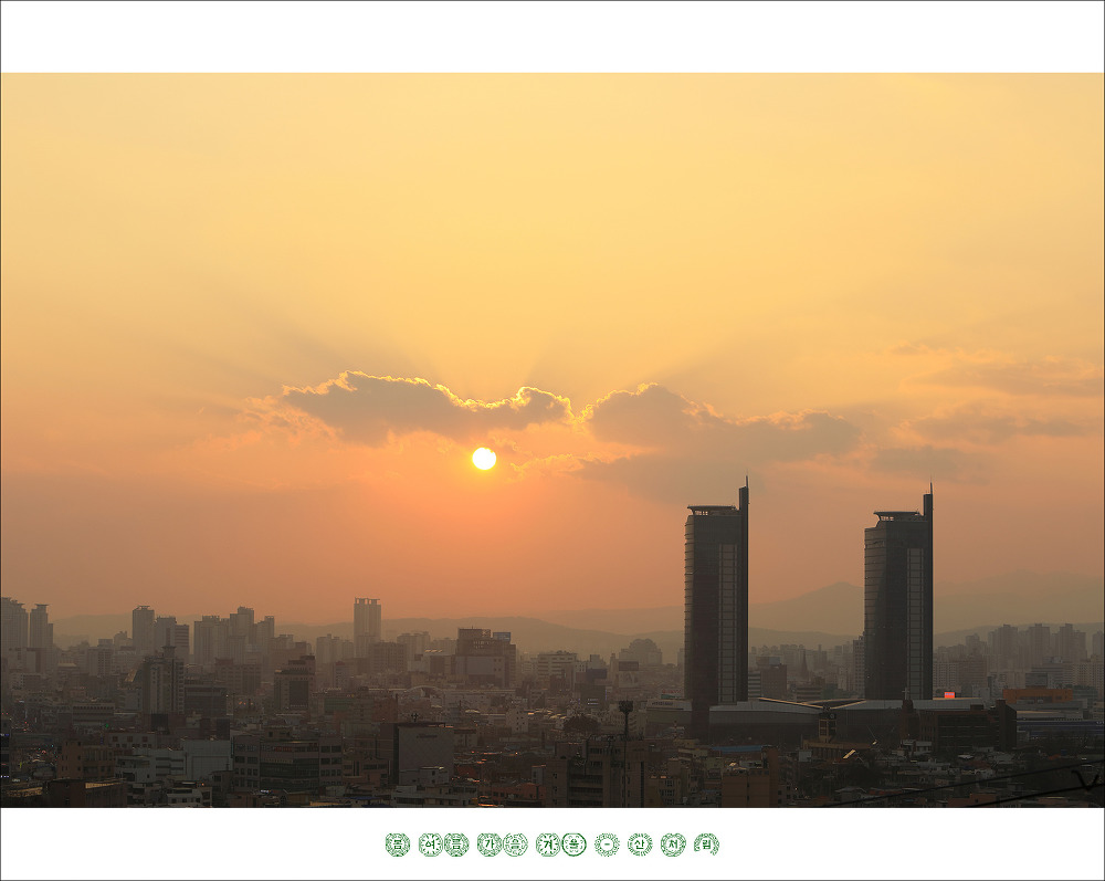 대동하늘공원 전경입니다.