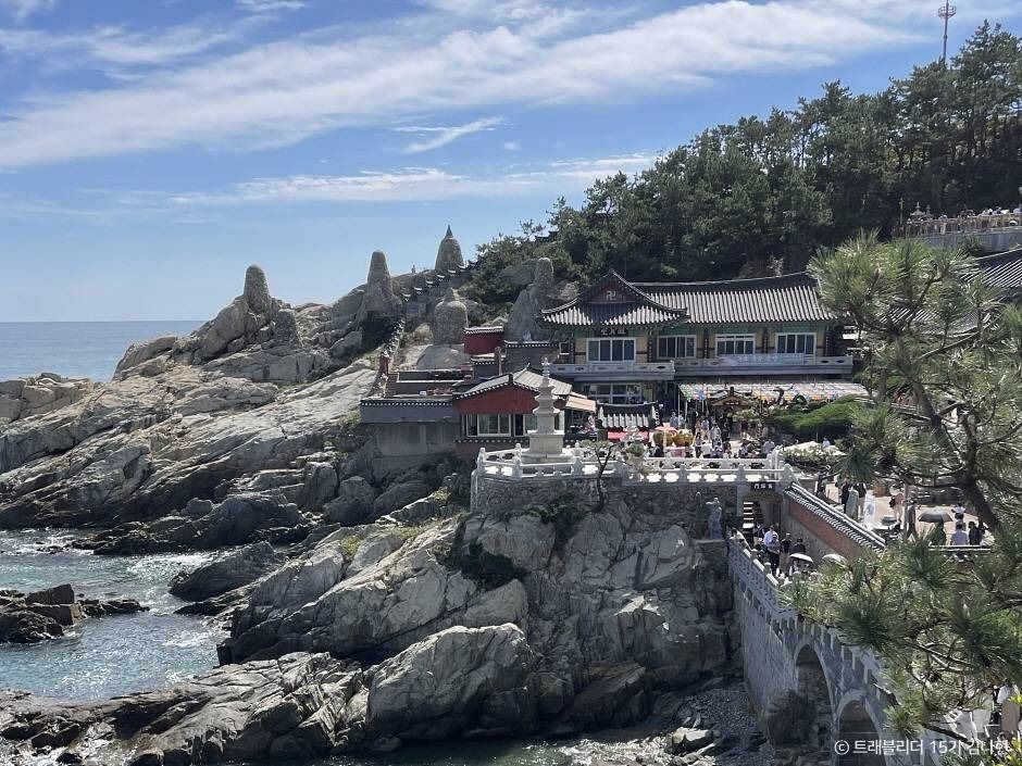 해동용궁사 전경입니다.