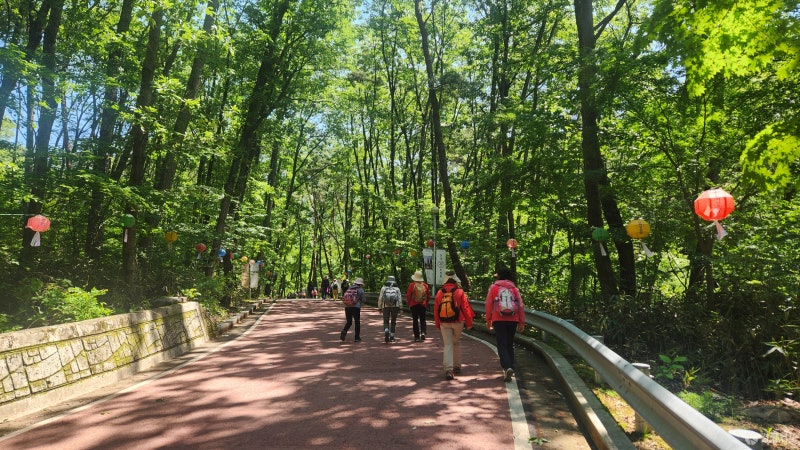 하동 불일폭포 주변 풍경입니다.