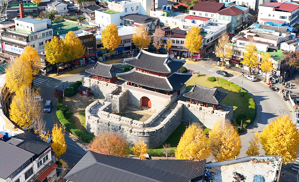 전주 풍남문 전경.