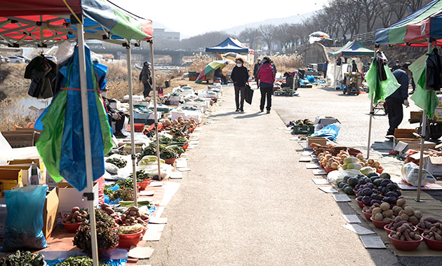 전주 남부시장 도깨비시장 모습입니다.