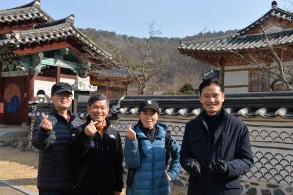 원수산 정상에서 내려다본 세종시 신도심 조망