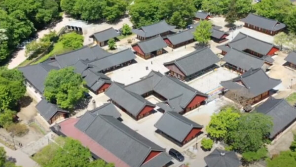 영광불갑사 경내 전경