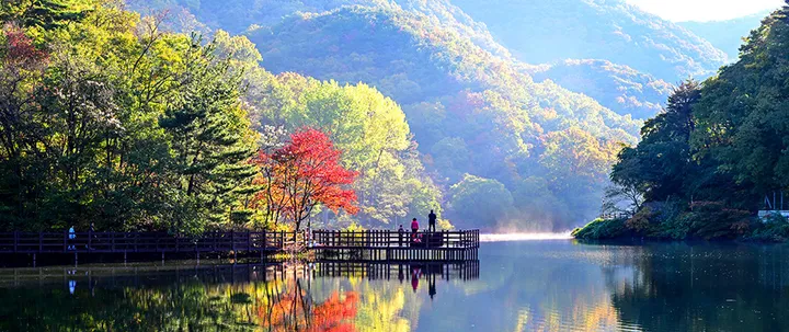송정박상진호수공원 전경입니다.