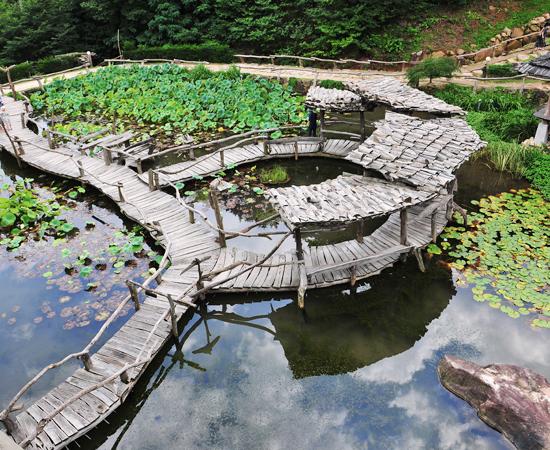 산청수선사 전경입니다.