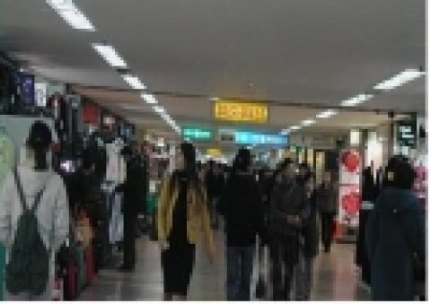 영등포로터리 지하쇼핑센터 리모델링 전 모습입니다.