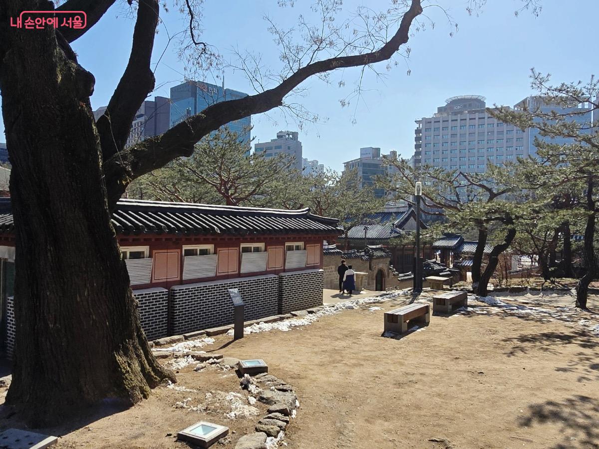 덕수궁과 서울도시건축전시관 사이의 보행길입니다.