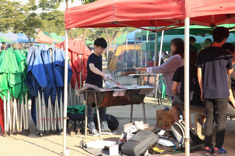 난지캠핑장 전경입니다.