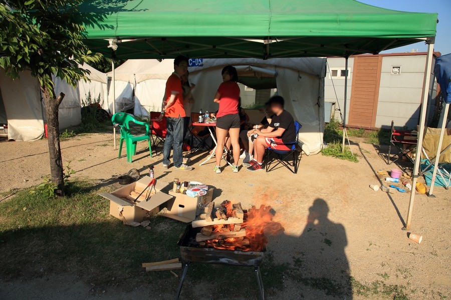 난지캠핑장 전경입니다.