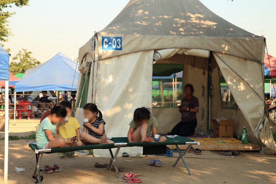 난지캠핑장 전경입니다.