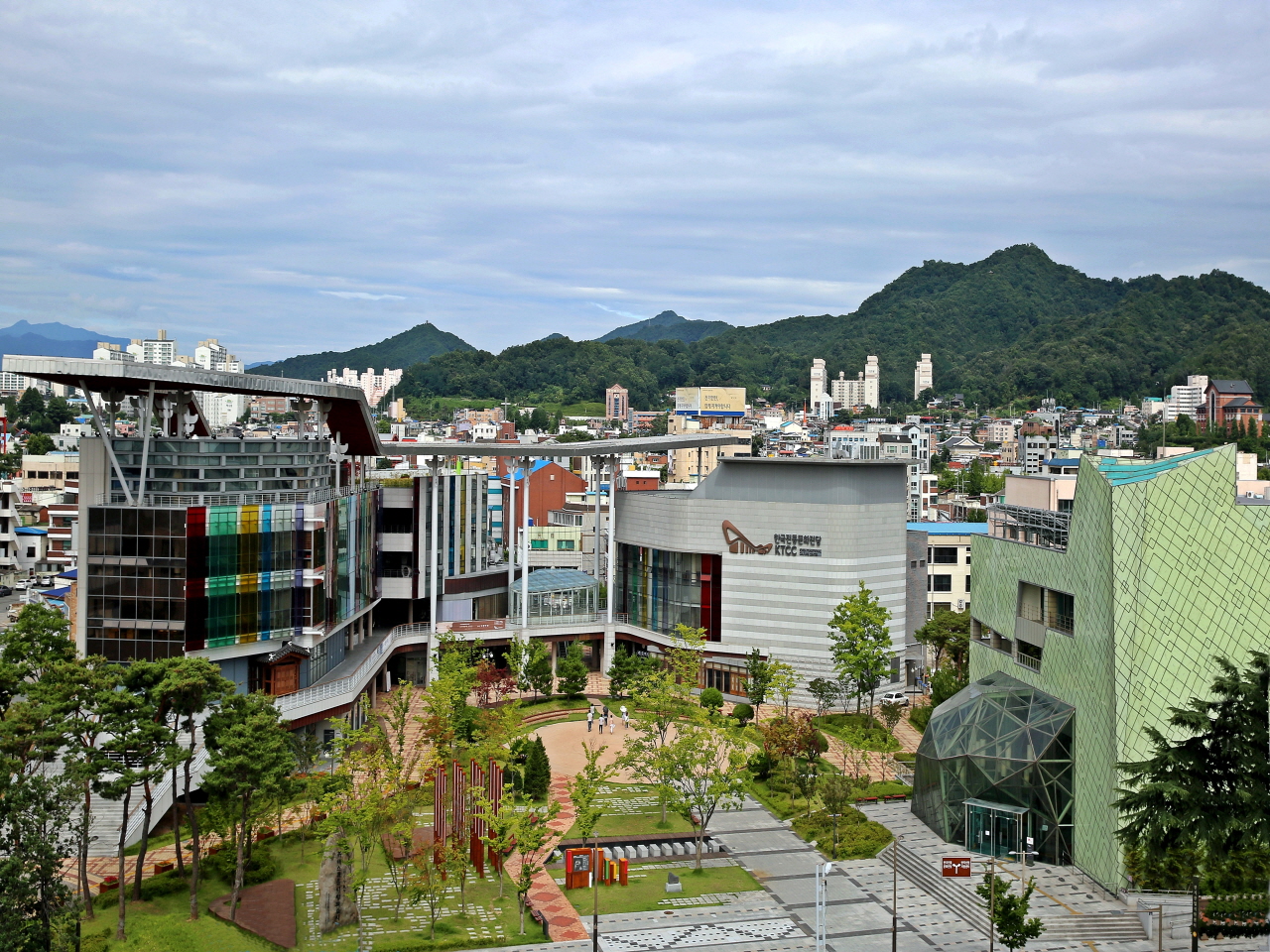 한국전통문화전당을 상징하는 대표 이미지