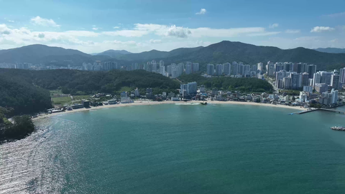 부산관광아카이브에 수록된 일광해수욕장 사진입니다.