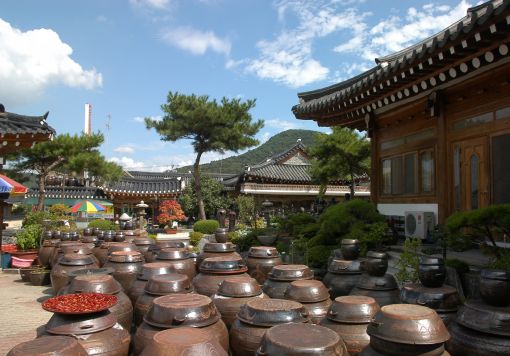 순창 전통고추장 민속마을 모습