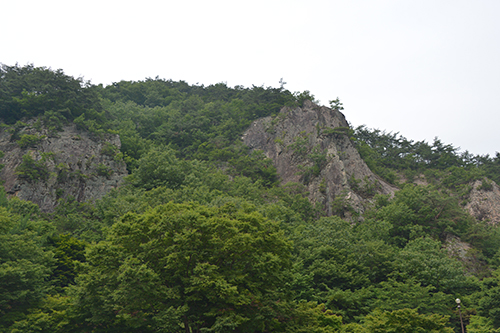 강천산군립공원 전경입니다.