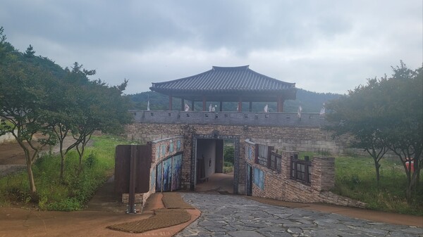 나주영상테마파크의 성곽 세트입니다.