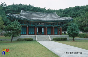 광주 포충사 옛 사당 정측면입니다.