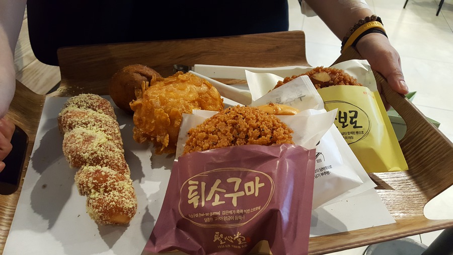대전 성심당 거리 주변 매장과 도보 동선을 보여 주는 사진입니다.