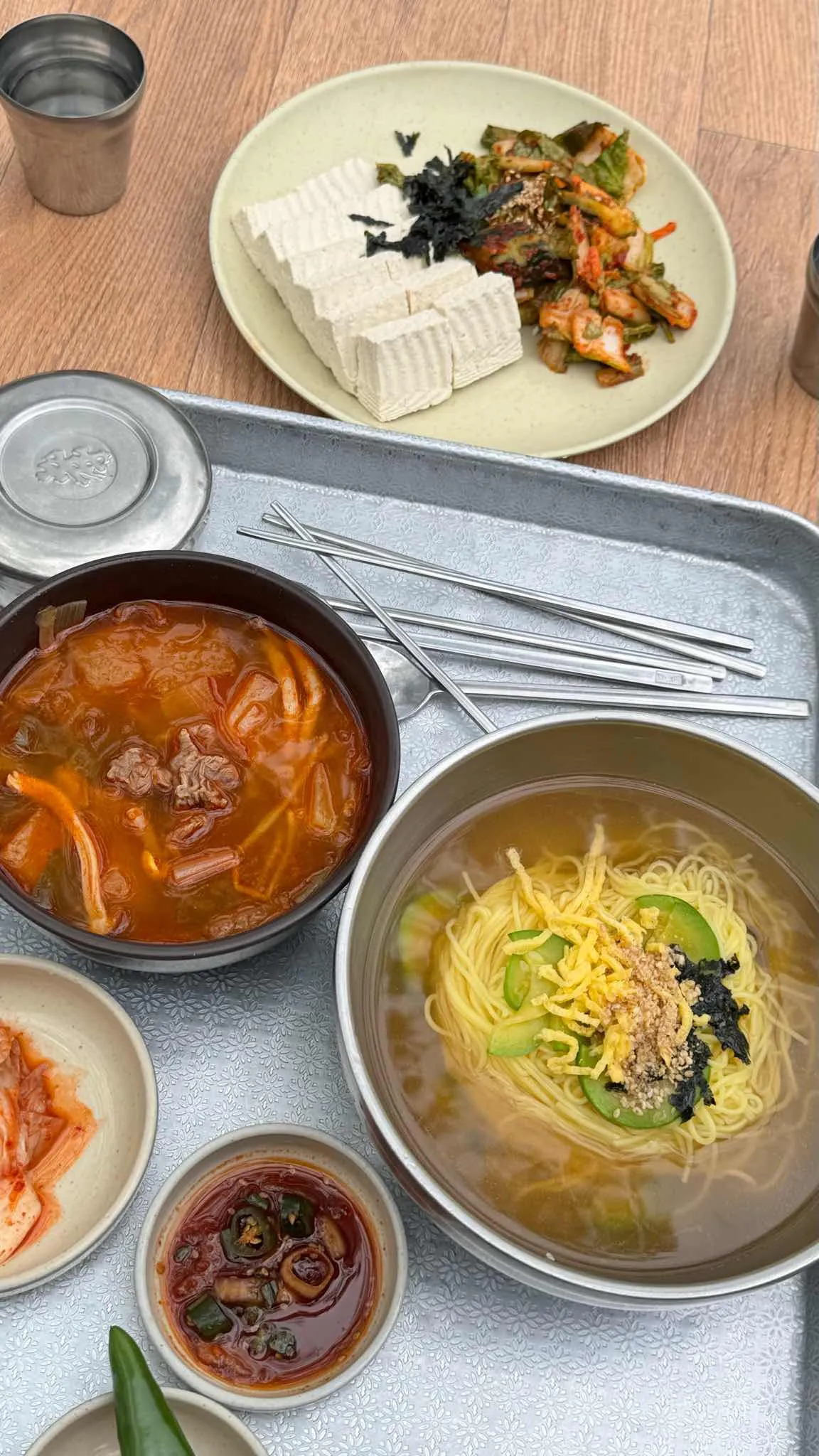 사문진 주막촌에서 판매하는 전통 주막 음식 공간을 보여주는 사진입니다.
