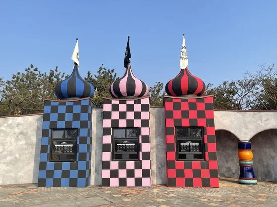 Hundertwasser’s Onion Dome and 131 Windows on Udo Island