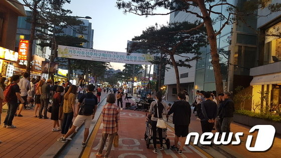 혜화 대학로 소나무길
