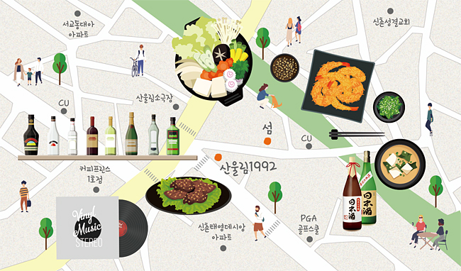 Hongdae TtengTteng Street