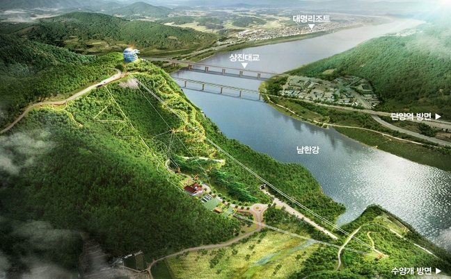Mancheonha Skywalk Tourist Complex