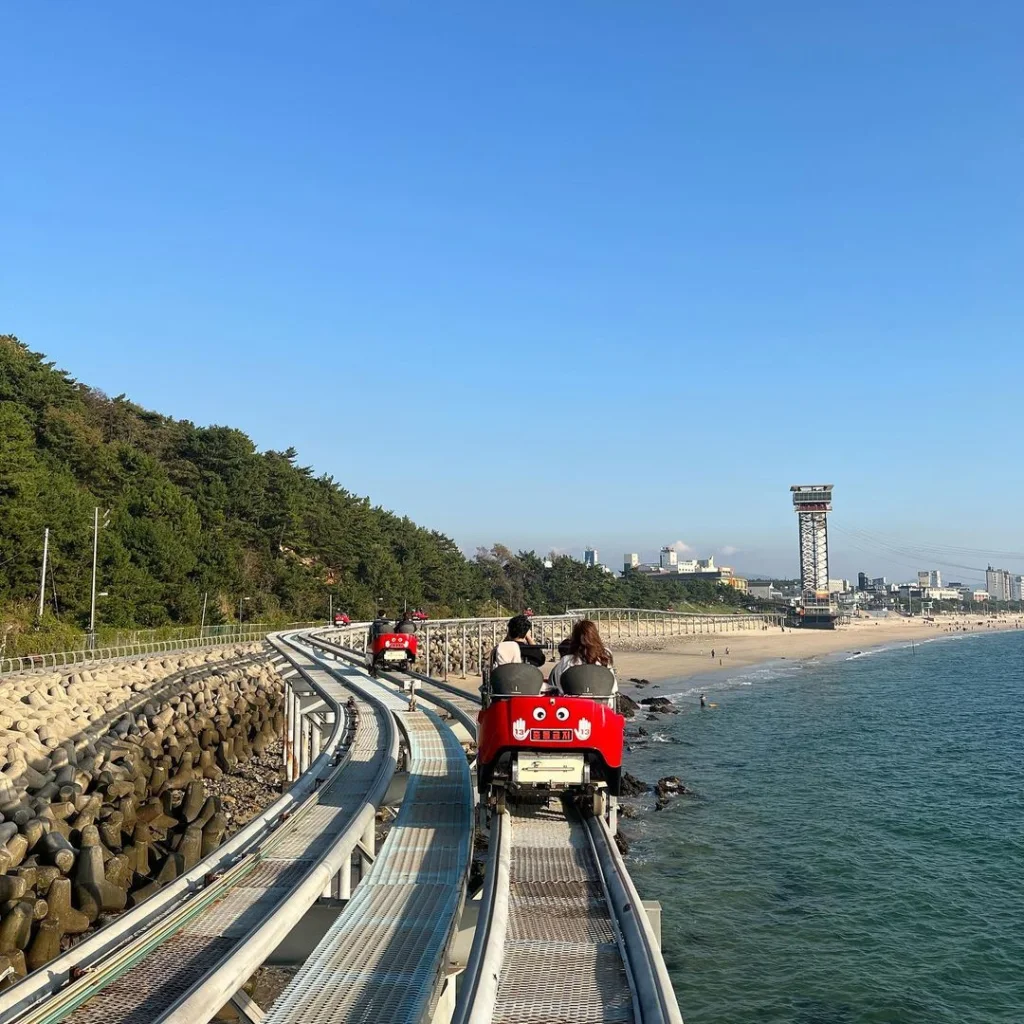 Daecheon Seaside Bathing Beach Sky Bike