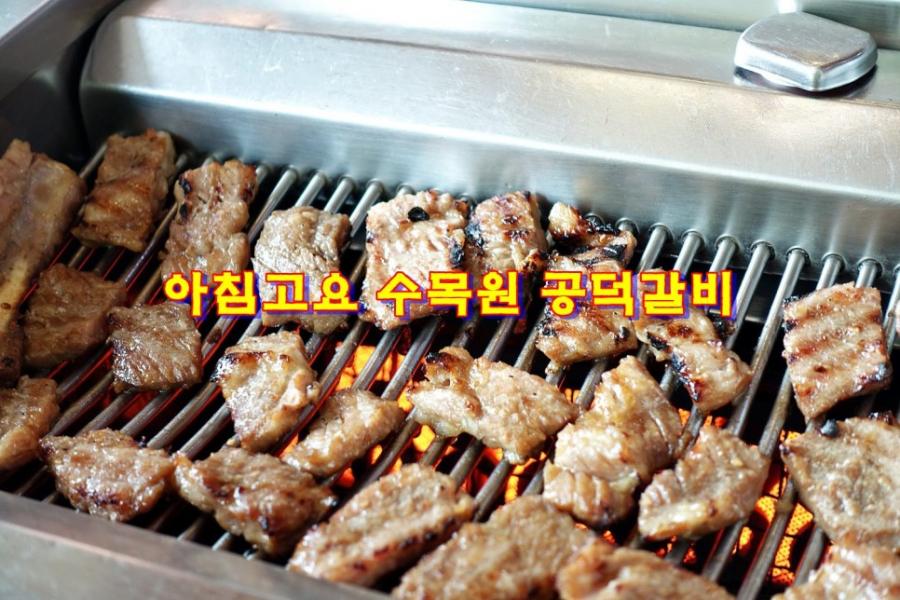 Achimgoyo Arboretum Gondeok Galbi