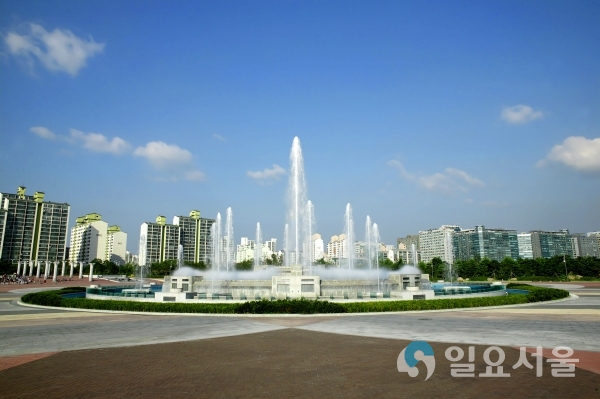 Ilsan Lake Park Singing Fountain