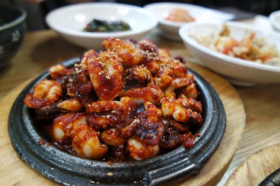 매운명태밥상