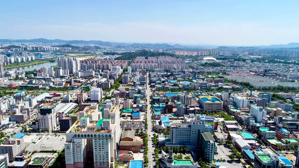 Jeonnam Gwangju Cheomdan District Cheomdan Siridan-gil, trendy city street