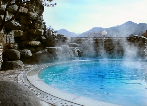 Su anbo Hot Springs in Chungbuk Natural Water from the Source