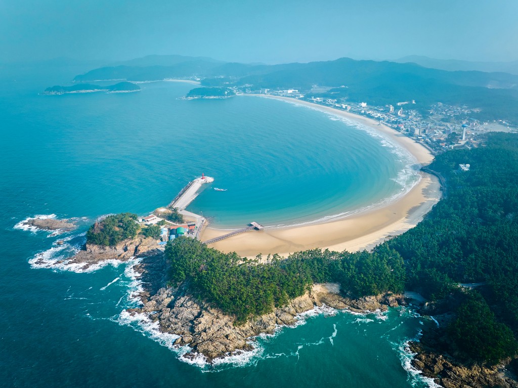 忠清南道・泰安 万里浦海水浴場 季節：春と秋