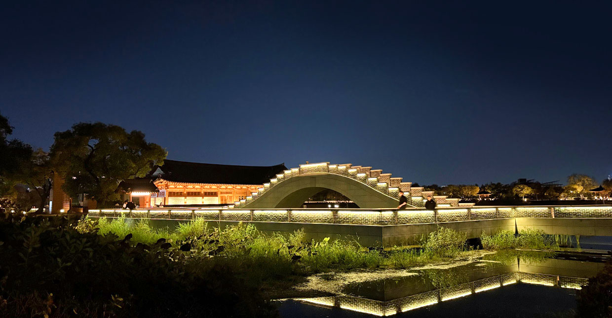 Jeonju Jeonju Deokjin Park 야경