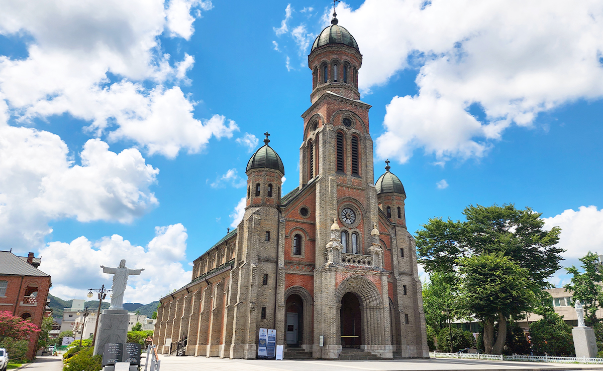 Jeonju Jeondong Catholic Church Martyrs Memorial Gothic Church