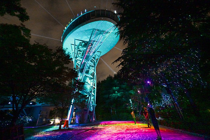 Gwangju Sajik Park Observation Deck 야경