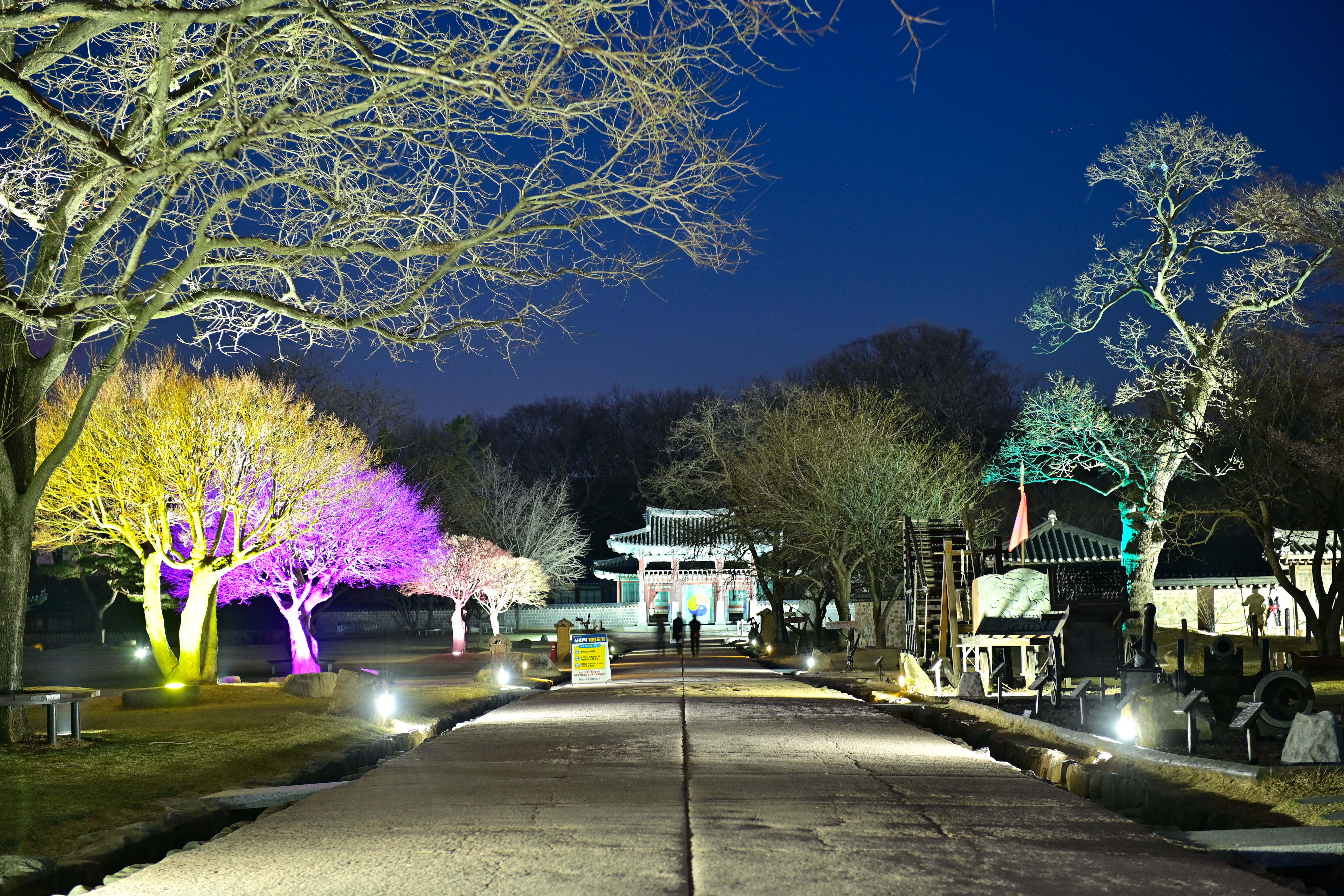 Hamis-eupseong Fortress, Haemi-eup, Seosan, South Chungcheong 야경