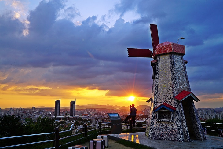 Daejeon Daedong Sky Park 야경