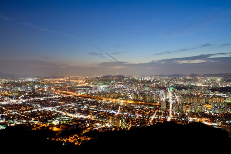 Daejeon Gyejoksan Hwangtto-gil 야경