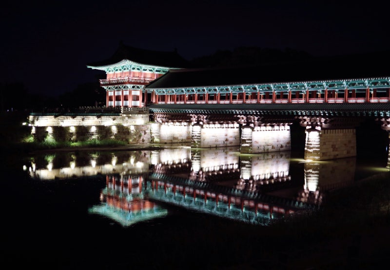 Bulguksa Temple, Gyeongju, Gyeongbuk 야경