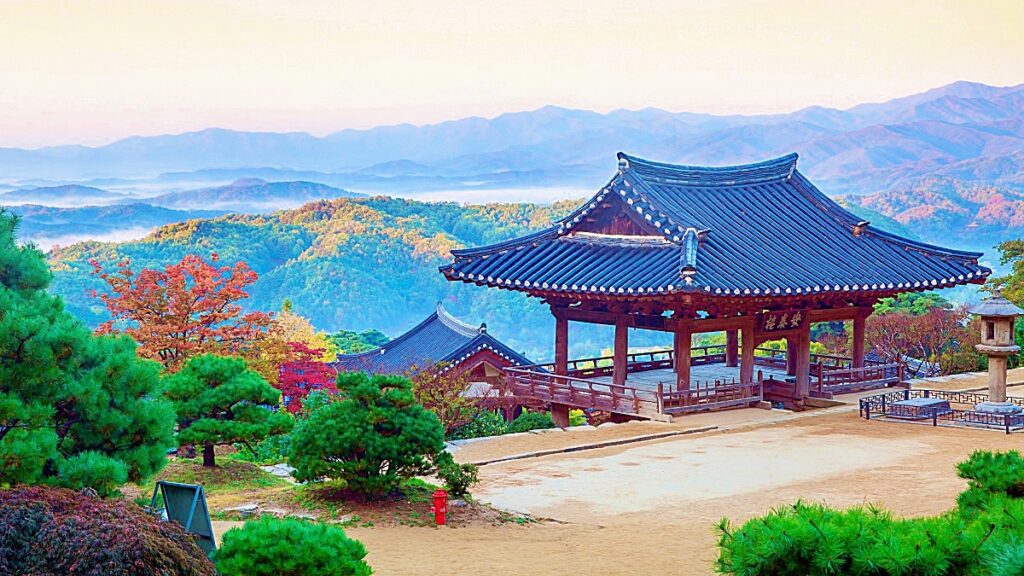 Gyeongbuk, Yeongju, Buseoksa Temple 계절 봄 가을