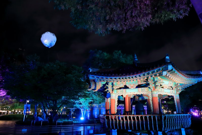 Daegu Gyeongsanggamyeong Park 야경