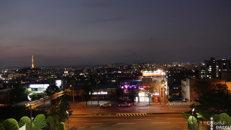 Daegu Chunghon Tower 야경