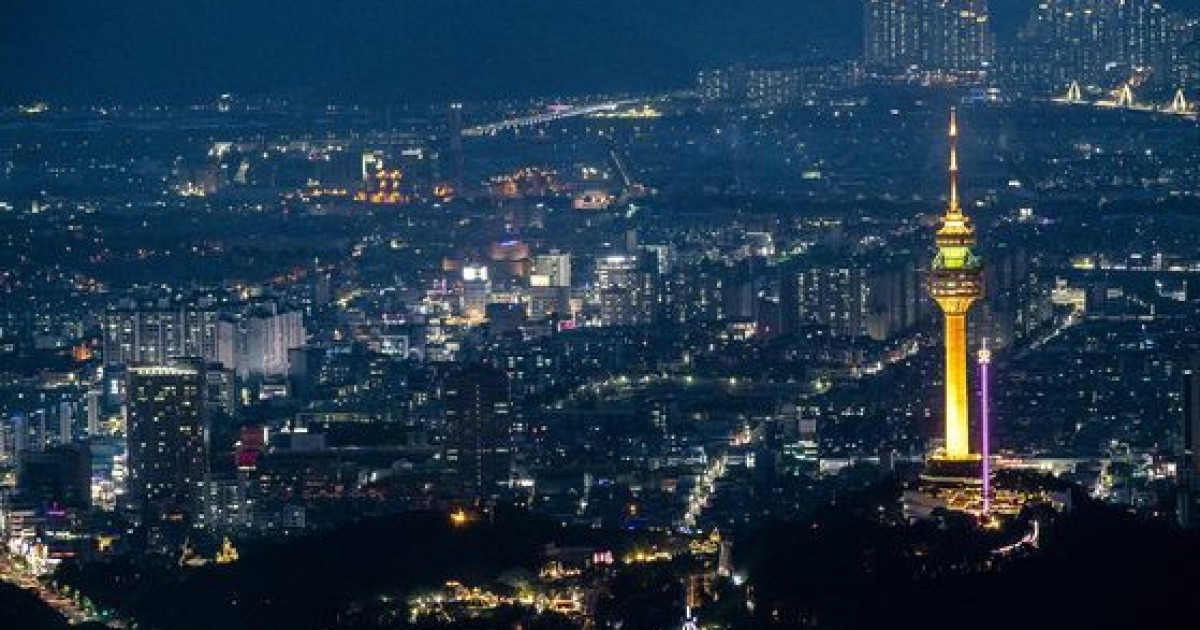 Daegu Gwanam-sa (Daegu) 야경