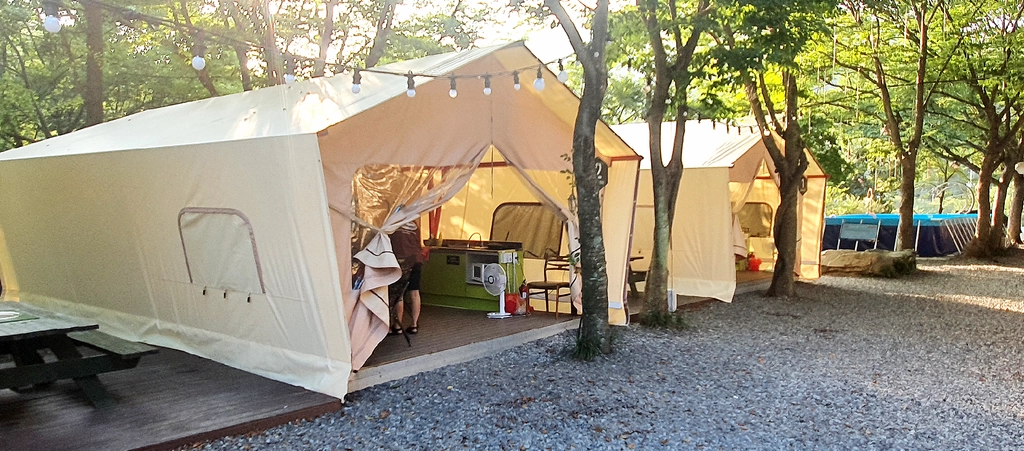 Chowon Forest Camping in Busan, easy glamping retreat